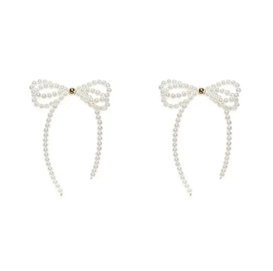 Amy Pearl Bow エイミーパールボウ　ホワイト Amy Pearl Bow エイミーパールボウ ホワイト Amy Pearl Bow