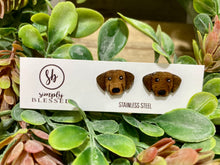 Load image into Gallery viewer, Labrador Stud Earrings
