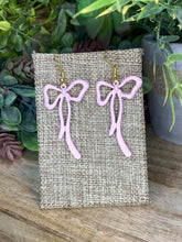 Load image into Gallery viewer, Bow Dangle Earrings
