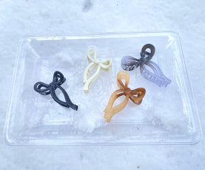 Small Bow Claw Clips
