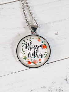 Blessed Mother Necklace with 24" chain - Simply Blessed