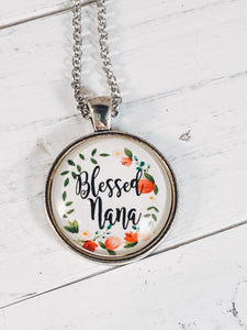 Blessed Nana Necklace with 24" chain - Simply Blessed