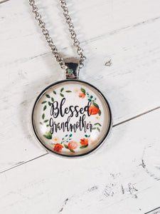 Blessed Grandmother Necklace with 24" chain - Simply Blessed
