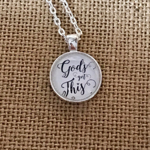 God's Got This - Pendant and Chain - Simply Blessed