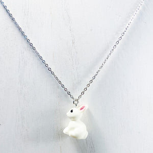 Resin Bunny Necklace
