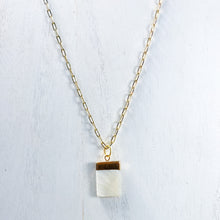 Load image into Gallery viewer, Trendy Shell Gold Paperclip Necklace
