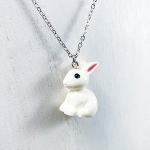 Resin Bunny Necklace